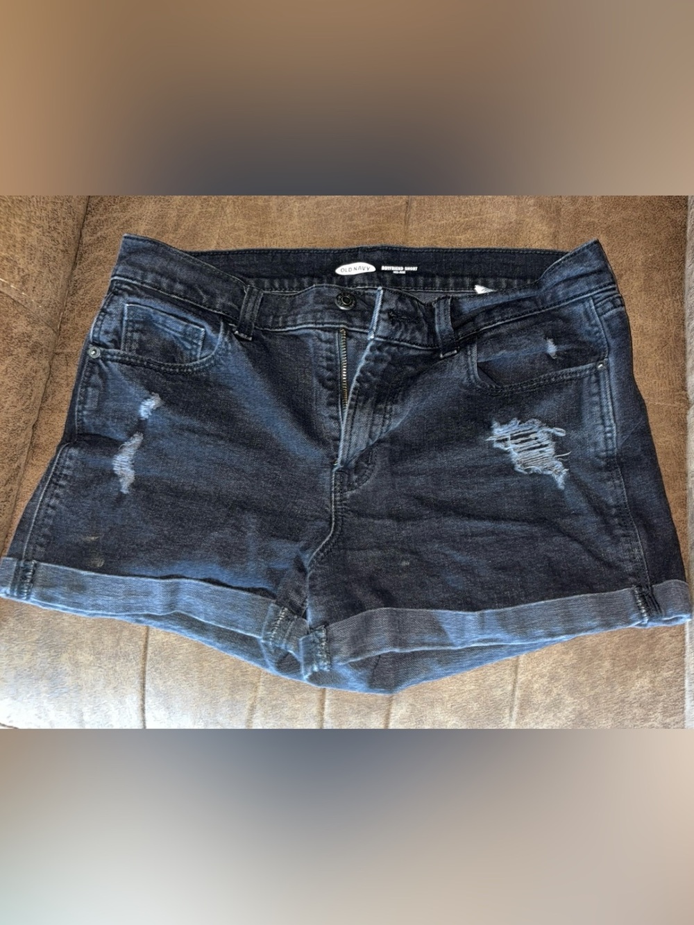 Old Navy Black denim shorts